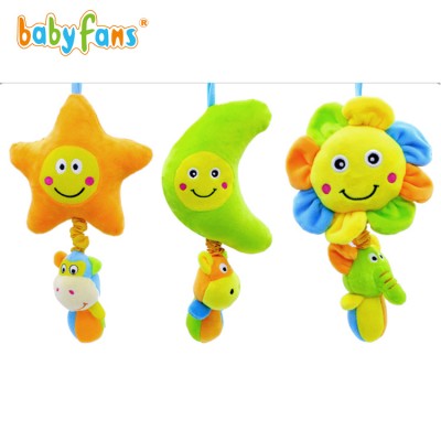 Babyfans plush small musical flower baby toy wholesale factory in china