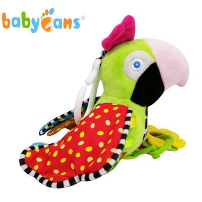 Best Selling Toys Stuffed Baby Bird Soft Plush Hanging Toy With Teether Made In China