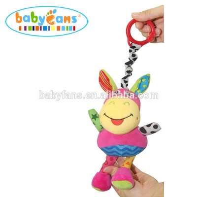 Babyfans wholesale guangzhou plush custom toys hanging stroller baby toys