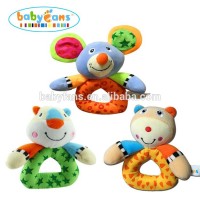 Babyfans soft plush baby rattle toys  mini soft toys with high quality for child