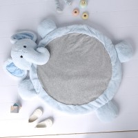 plush elephant newborn baby animal shaped snuggle baby playing mat comforter blanket