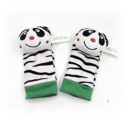 BABYFANS Hot Sale Newborn sock Stuffed Education Toys Animal Sock Baby Rattle For Toddlers