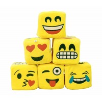 OEM custom square unique pillows square emoticon plush emoji pillow