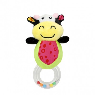 Babyfans Cheap Wholesale Stuffed Rattle Toys Teether Hand Bell  Baby soft Toys