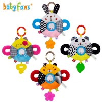 baby rattle toys cute panda animal with teether and shakers baby soft toys wholesale factory